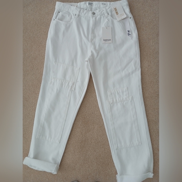 Kensie Denim - Kensie Women's White Jeans High Rise Slim sz 8/29.   FL
